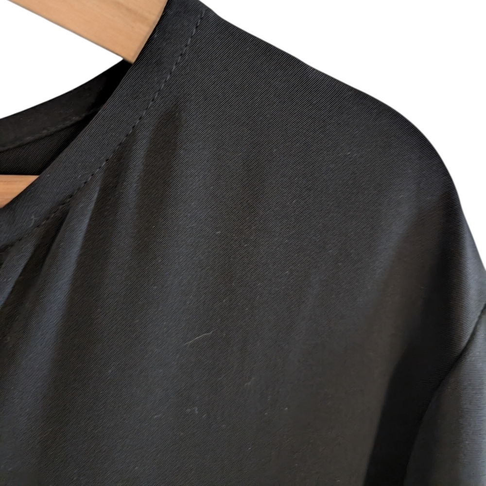 Chicos Long Sleeve Collarless Shirt Dress - Picture 4 of 15